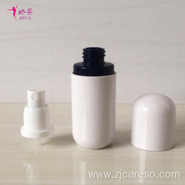 Round Shape Cosmetic Airless Pump Bottle Vacuum Bottle